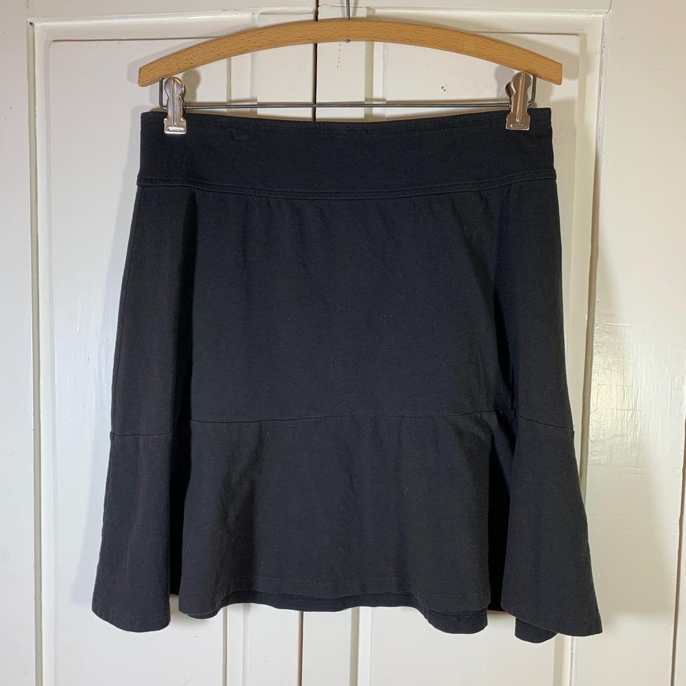 Love Hanna Andersson Black Flared Skirt‎ Women's Large Casual Everyday Comfort